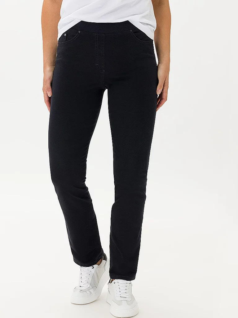 Raphaela By Brax Hose Slim Fit Liv Dunkelblau | 40 (Kurz)